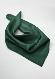 Solid Silk Scarf in Hunter Green