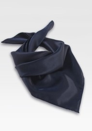 Dark Navy Blue Neck Scarf