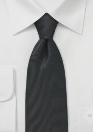 Black Corduroy Textured Tie