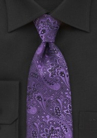 Modern Floral in Purple and Black