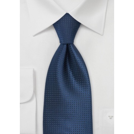 Textured Tie in Blue Made in Kids Size