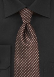 Mini Plaid in Mahogany and Copper