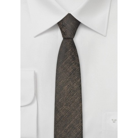 Ultra Slim Stone and Black Tie