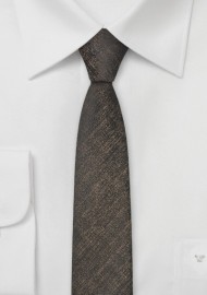 Ultra Slim Stone and Black Tie