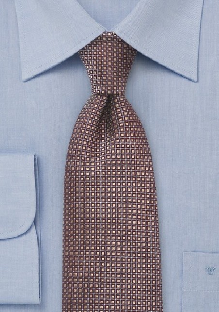 Regal Tie in Bronze and Gold