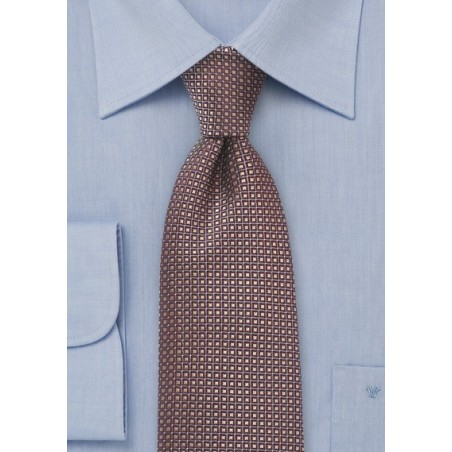 Regal Tie in Bronze and Gold