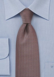 Regal Tie in Bronze and Gold