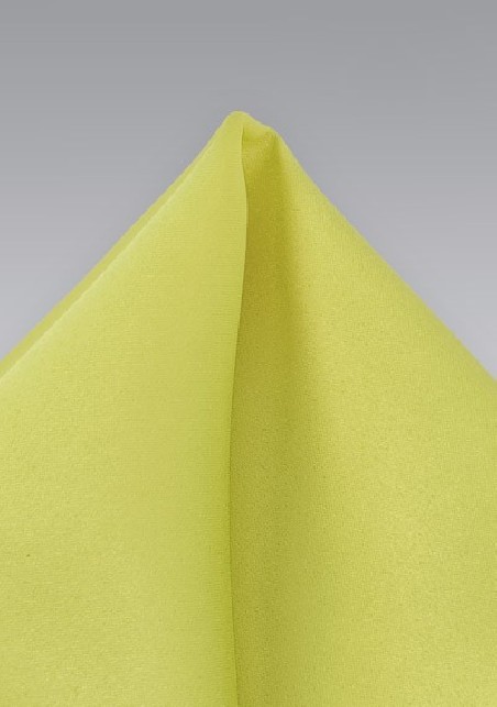Light Pear Green Pocket Square
