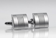 Medium Sized Grooved Cufflinks