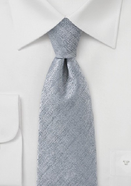 Handsome Silver Necktie