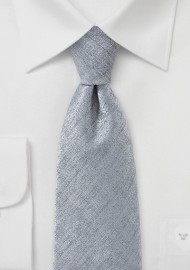 Handsome Silver Necktie