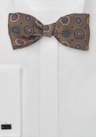 Self Tie Bow Tie in Espresso Brown