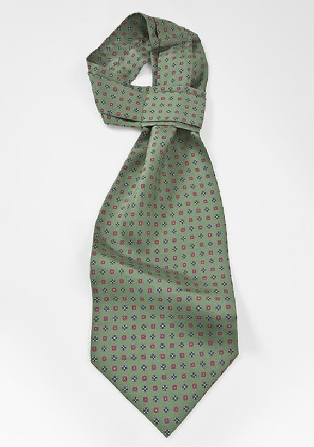 Traditional Ascot in Muted Olive