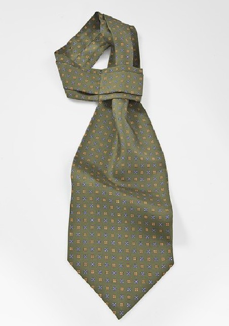 Traditional Ascots in Greens and Oranges