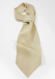 Designer Ascot in Soft Yellows and Blues