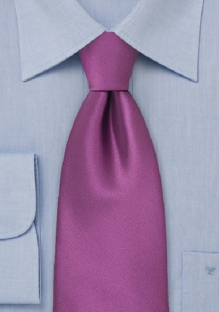 Solid Dark Lilac Purple Tie for Kids