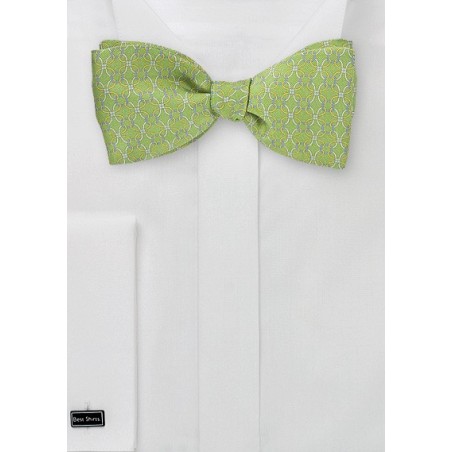 Decorate Bow Tie in Lime Green
