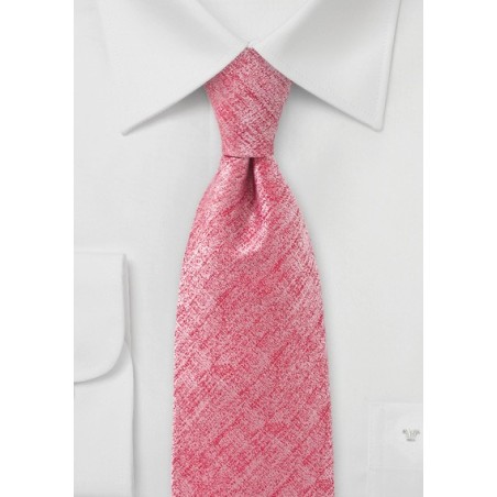 Heathered Coral Colored Tie