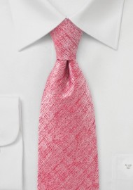 Heathered Coral Colored Tie