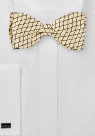Bow Tie in Yellow and Blue