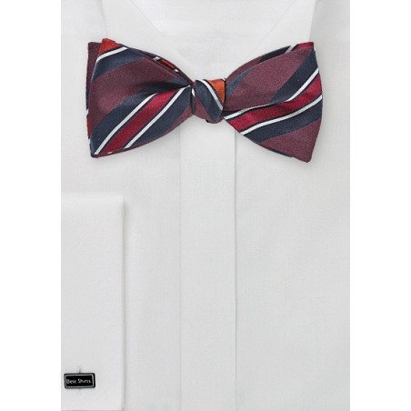 Ivy League Bow Tie in Maroon