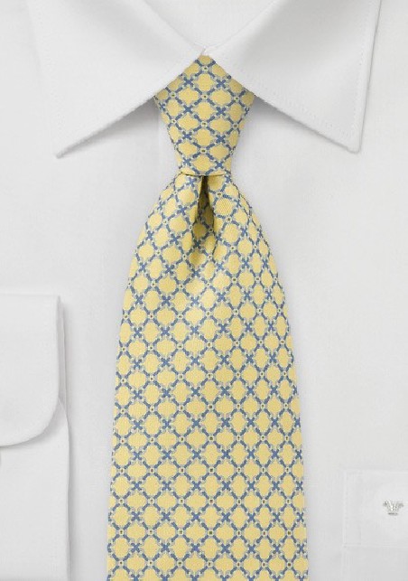 Diamond Links in Bright Yellow