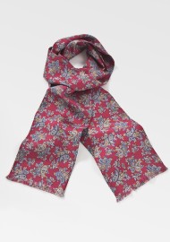 Stunning Paisley Scarf in Burgundy