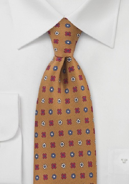Geometric Necktie in Copper