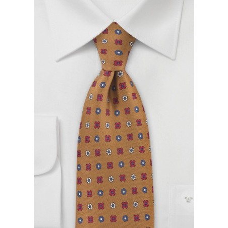 Geometric Necktie in Copper