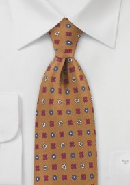 Geometric Necktie in Copper