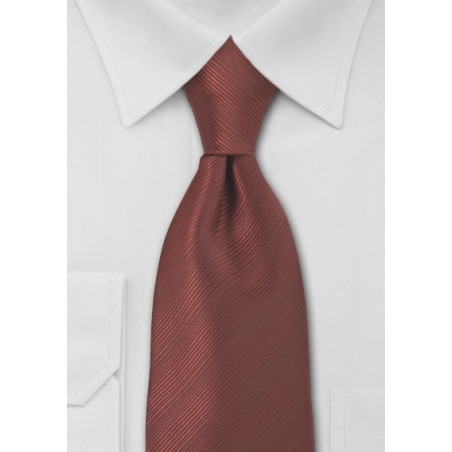 Bronze Red Kids Sized Tie