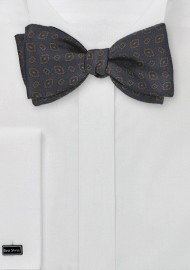 Uber Regal Bow Tie in Navy and Copper