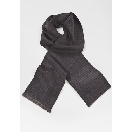 Regal Scarf in Midnight and Copper