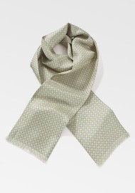 Contemporary Lime and Pink Scarf