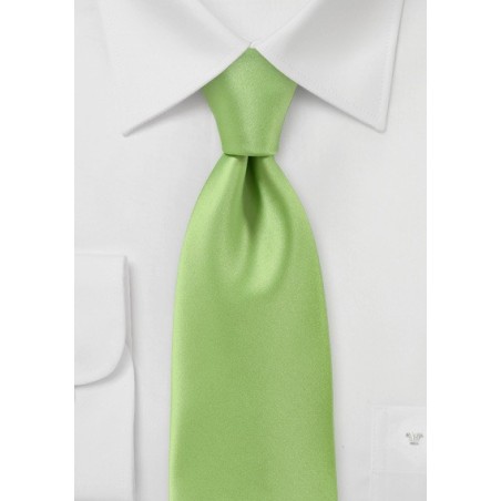 Lime Green Necktie