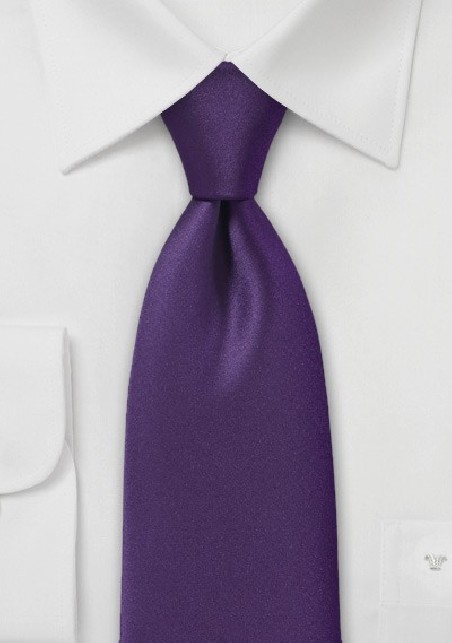 Designer Tie in Deep Purple