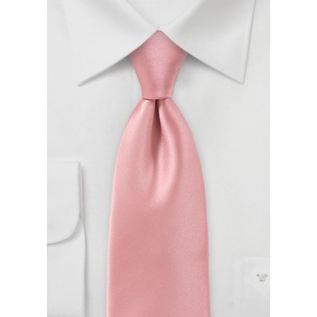 Solid Hued Tie in Peach Sorbet