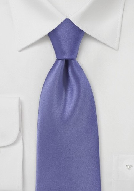Solid Lilac Hued Necktie
