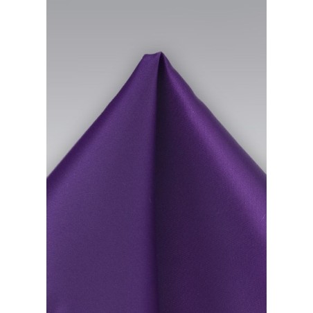 Proper Purple Pocket Square