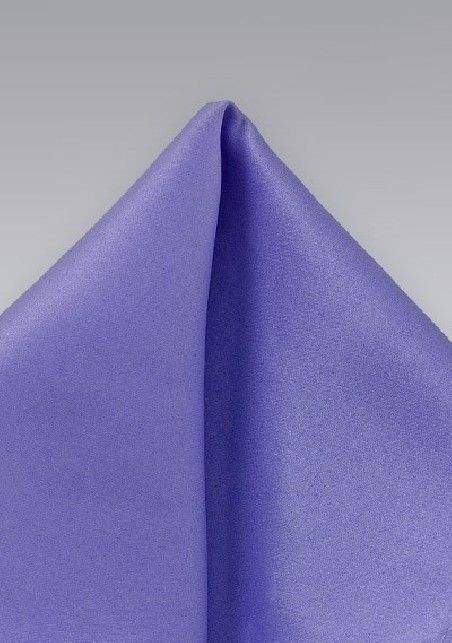 Solid Lilac Hued Pocket Square