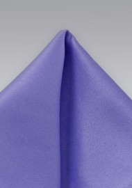 Solid Lilac Hued Pocket Square