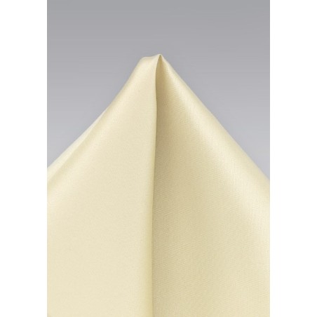 Elegant Pocket Square in Champagne