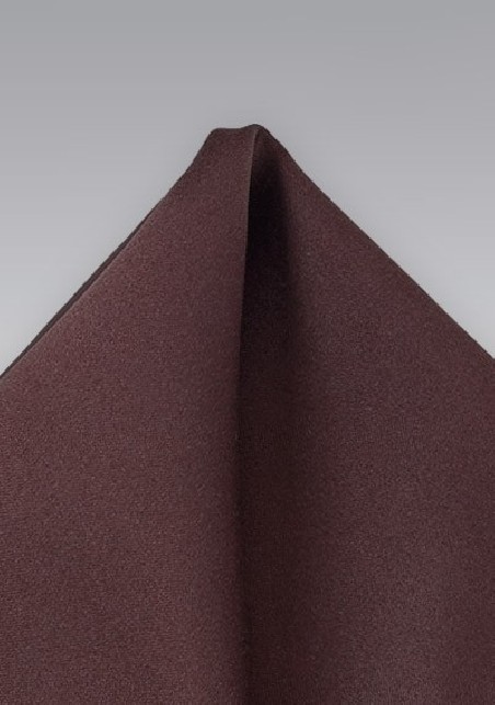 Truffle Brown Pocket Square