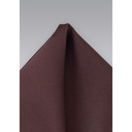Truffle Brown Pocket Square