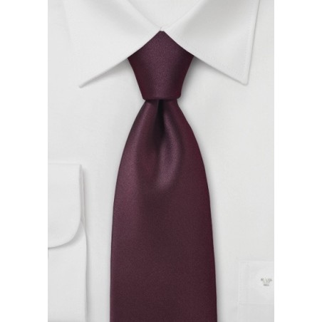Dark Burgundy Necktie