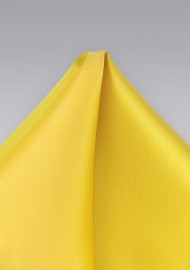 Daffodil Yellow Pocket Square
