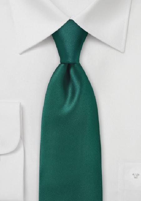 Solid Pine Green Necktie