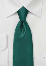 Solid Pine Green Necktie