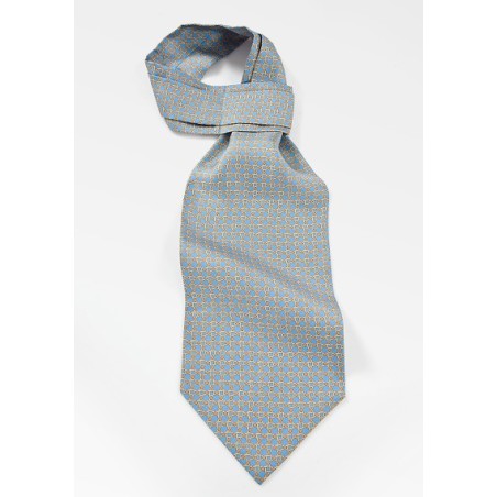 Graphic Ascot in Blues and Oranges