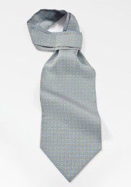 Graphic Ascot in Blues and Oranges